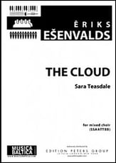 The Cloud SSAATTBB choral sheet music cover
